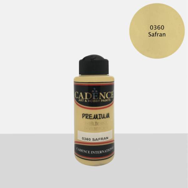 RAYART - Acrylique Premium 120ml Cadence 0360 Saffron - Tunisie Meilleur Prix (Beaux-Arts, Graphique, Peinture, Acrylique, Huile