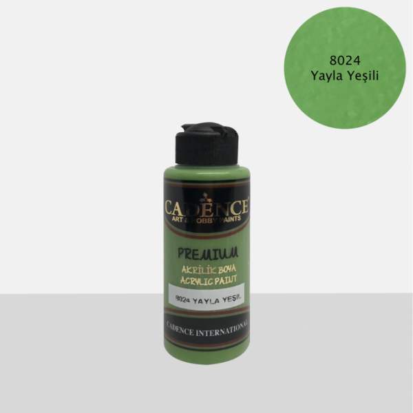 RAYART - Acrylique Premium 120ml Cadence 8024 Vert Plateau - Tunisie Meilleur Prix (Beaux-Arts, Graphique, Peinture, Acrylique, 