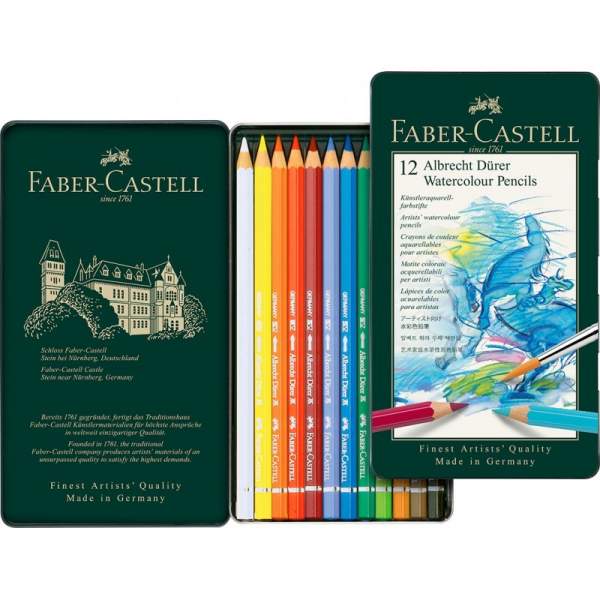 RayArt  Boites De 12 Crayons Aquarelle ALBRECHT DÜRER - Faber Castell