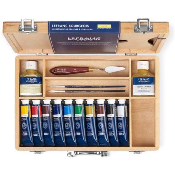 Coffret Peinture à l'Huile Fine 10X40ml Lefranc & Bourgeois