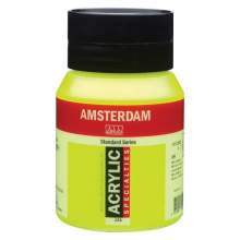 RAYART - Amsterdam Standard Series Acrylique Pot 500 ml Reflex Jaune (fluo) 256 - Tunisie Meilleur Prix (Beaux-Arts, Graphique, 