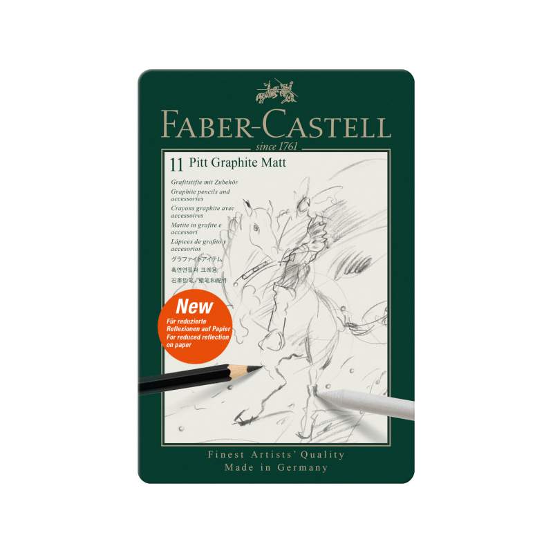 RAYART - Boite 11 crayon Graphite Matt Faber-Castell - Tunisie Meilleur Prix (Beaux-Arts, Graphique, Peinture, Acrylique, Huile,