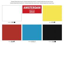 RAYART - Set primaire d’acryliques de la série Standard – 5 x 120 ml Amsterdam - Tunisie Meilleur Prix (Beaux-Arts, Graphique, P