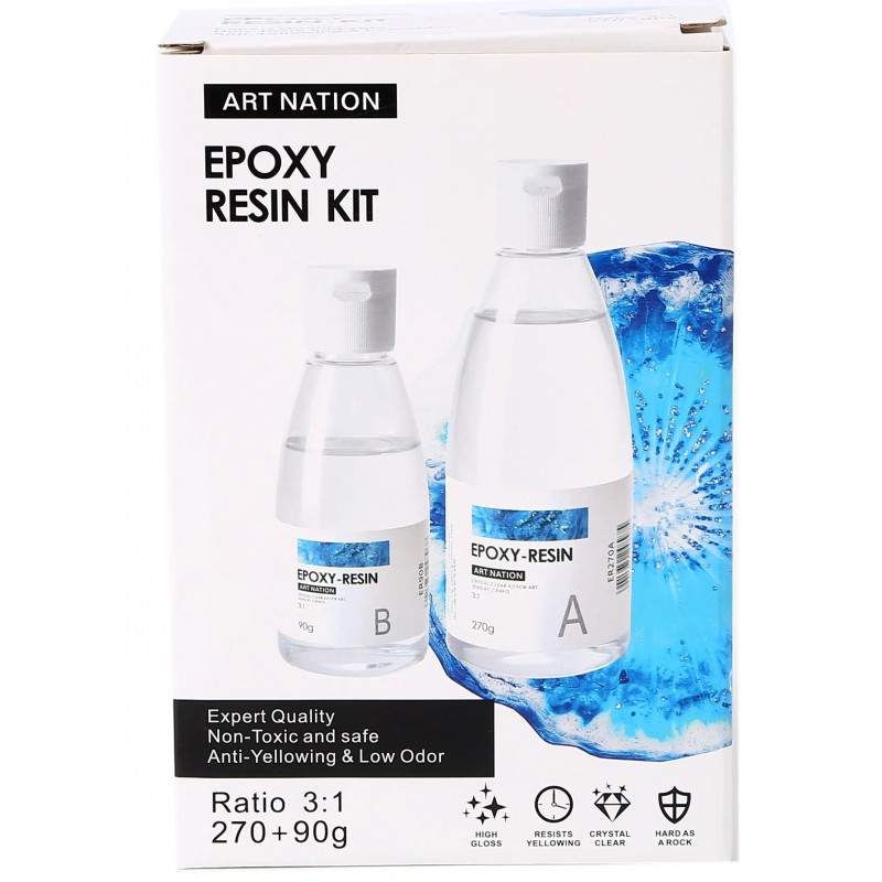 RAYART - Epoxy Resin Kit 270g+90g Art Nation - Tunisie Meilleur Prix (Beaux-Arts, Graphique, Peinture, Acrylique, Huile, Aquarel