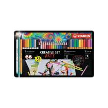 RAYART - Set créatif, Point 88, Pen 68 brush, crayon aquarelle Stabilo - Tunisie Meilleur Prix (Beaux-Arts, Graphique, Peinture,